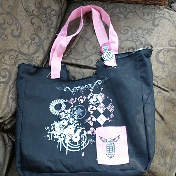 Punk Handbags - NWOT Punk 💀 Canvas Tote
